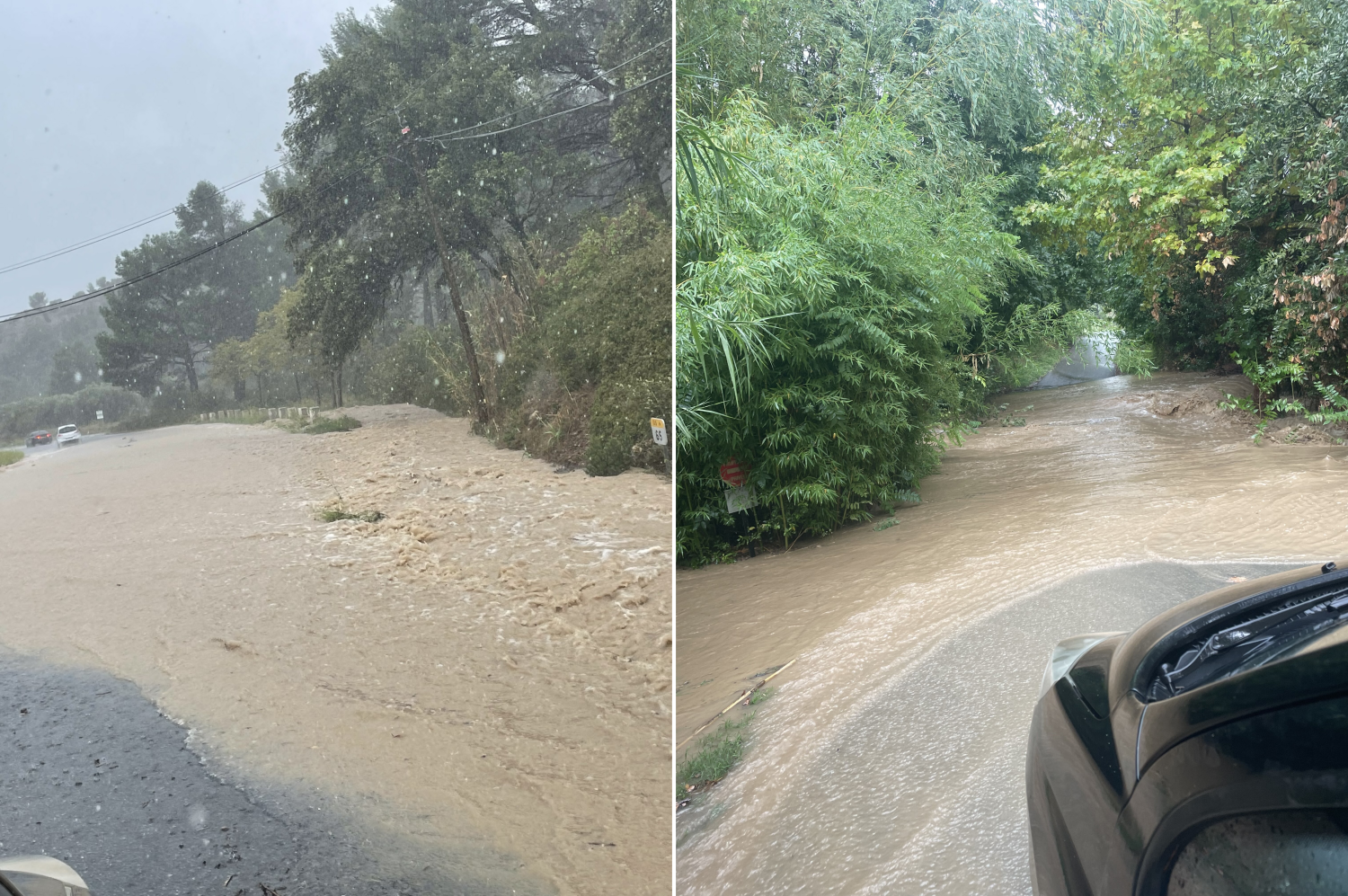 Inondations aux Baux-de-Provence