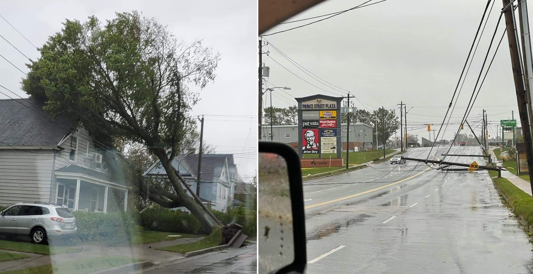 Dégâts de la tempête Fiona dans le Nouveau-Brunswick