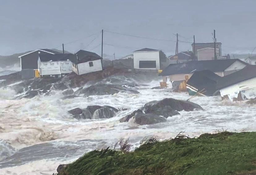 Port aux Basques ravagé par la tempête Fiona