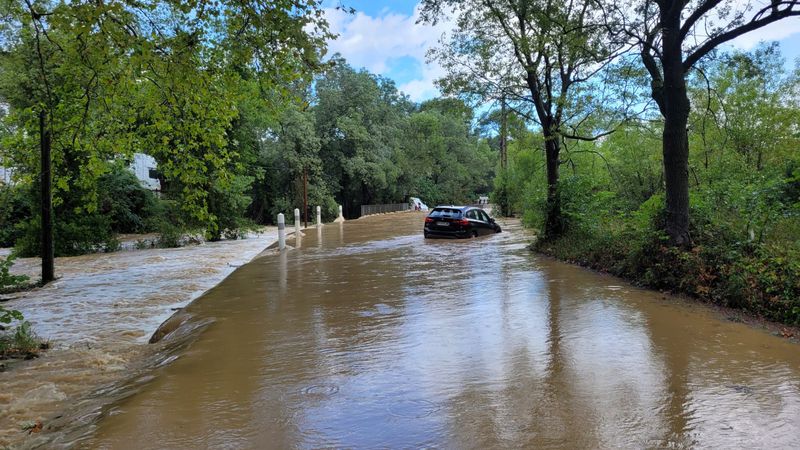 Inondations à Saint-Gely-du-Fesc ce 6 septembre