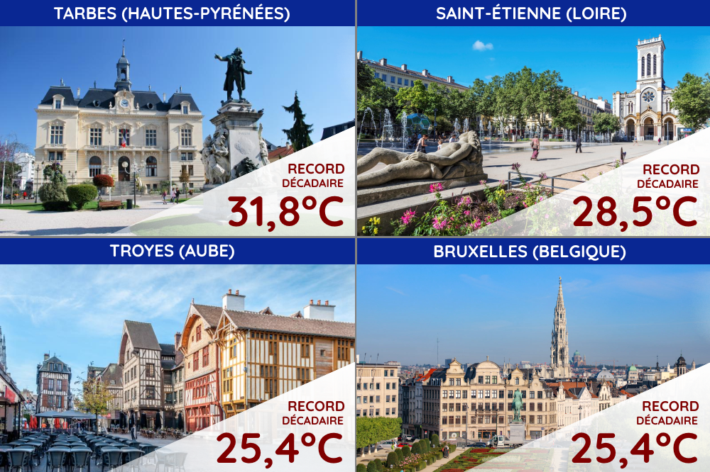Records de chaleur en France ce samedi 29 octobre