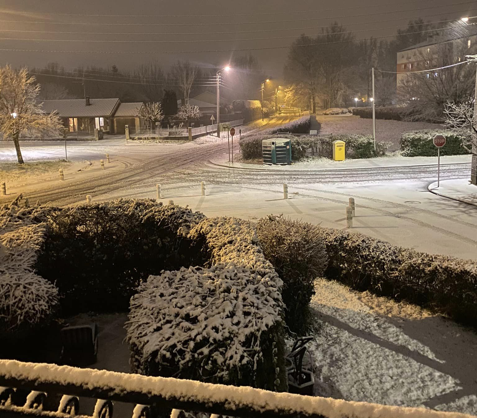 4 cm de neige à Bergerac (24) en soirée du jeudi 19 janvier 2023