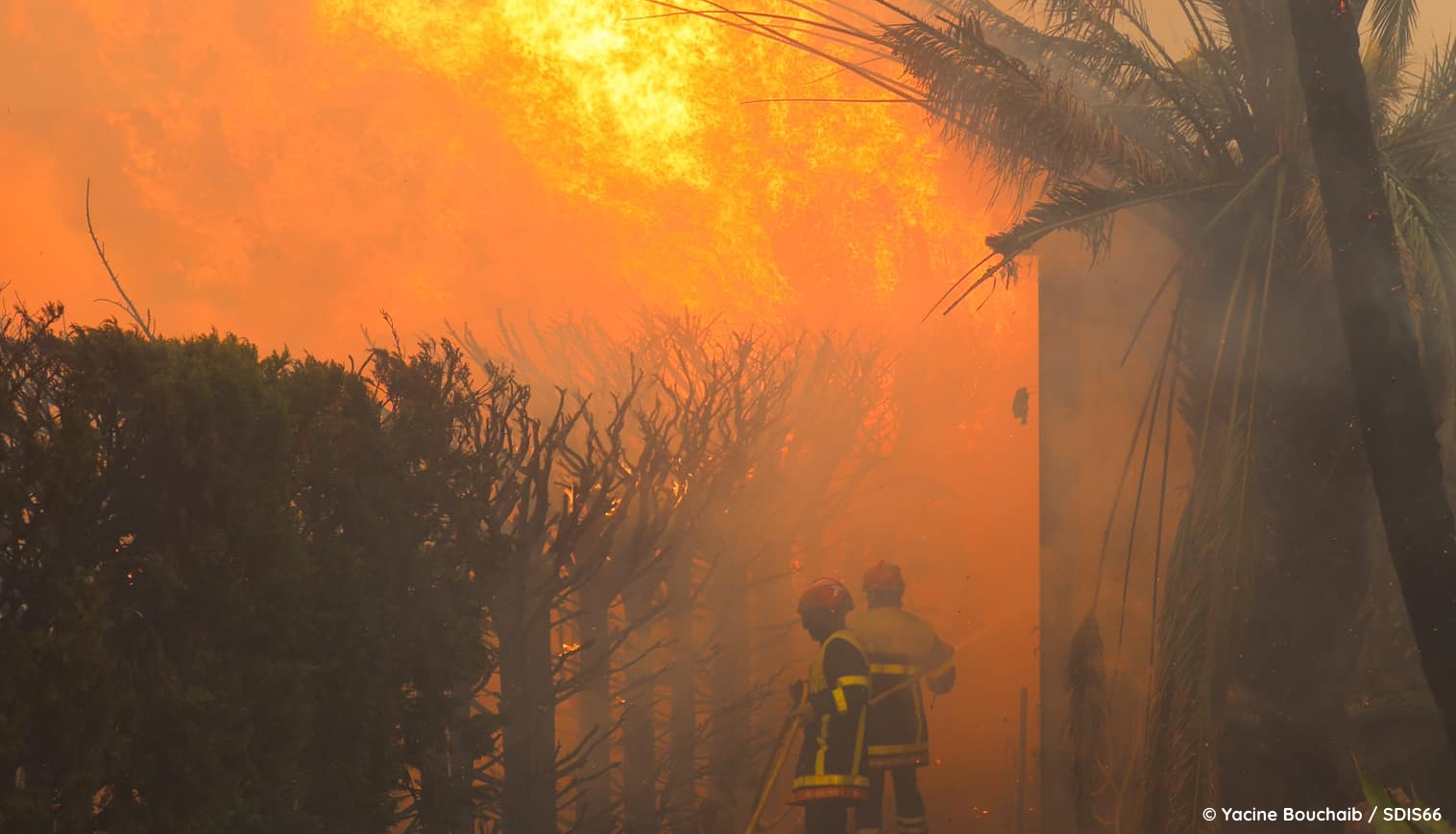 Incendie touchant une maison à Saint-André (66) le lundi 14 août 2023