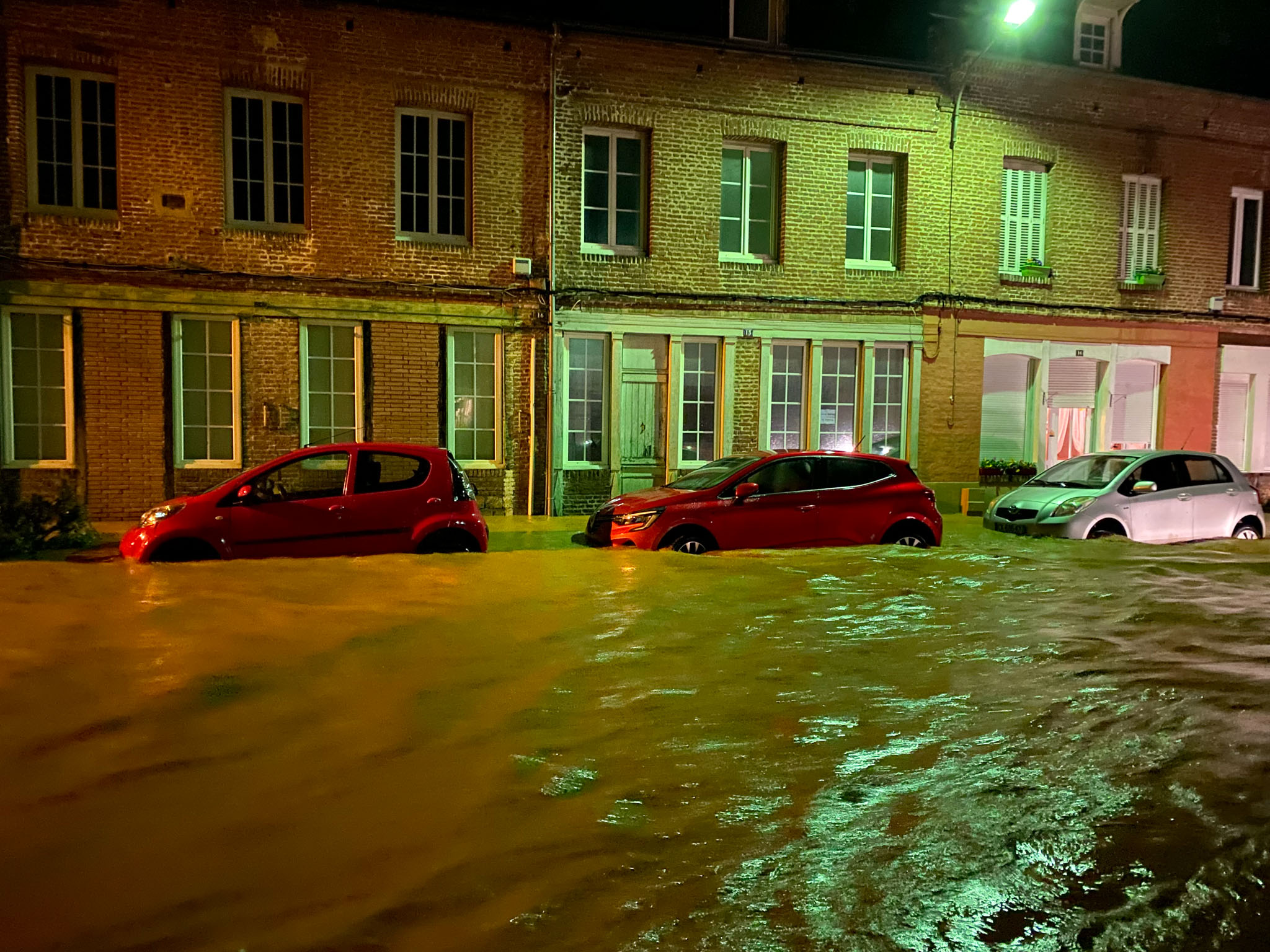 Inondations à Saint-Valery-en-Caux (76) ce jeudi 2 novembre 2023