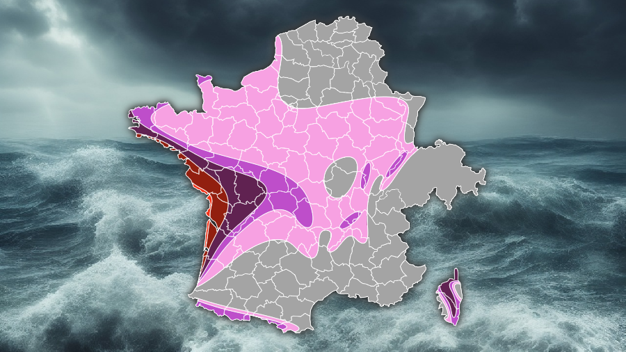 Météo-France - 🟠 Tempête #Domingos : vigilance dans