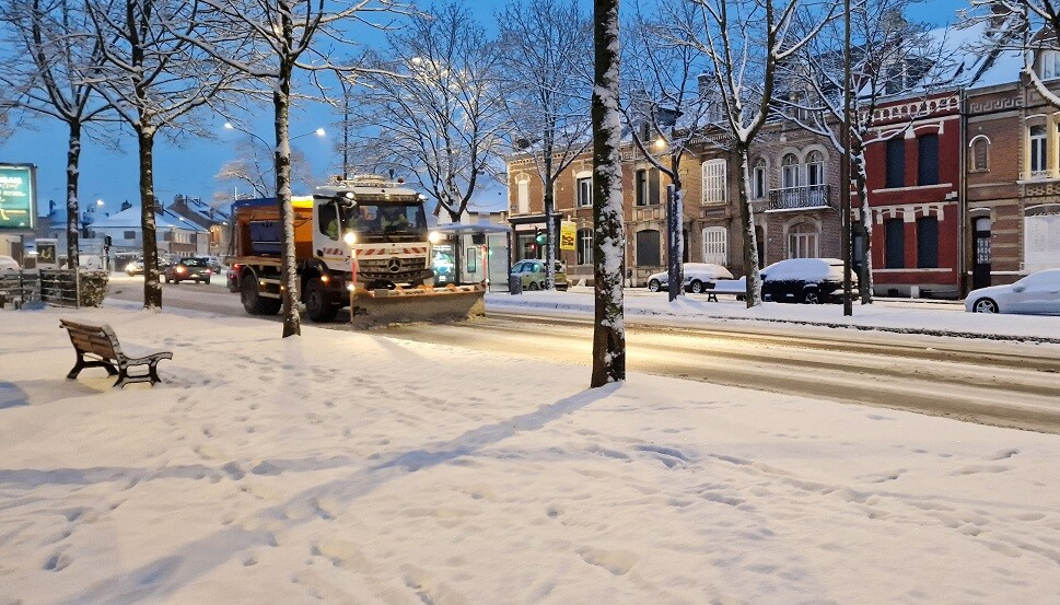 5 à 6 cm de neige à Amiens (80) le jeudi 18 janvier 2024