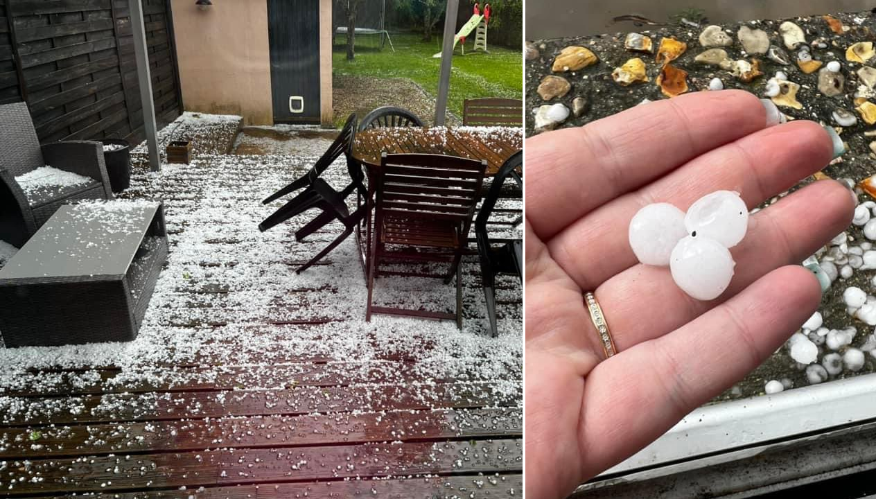 Grêle et inondations : forts orages dans le tiers nord ce 12 mai ...