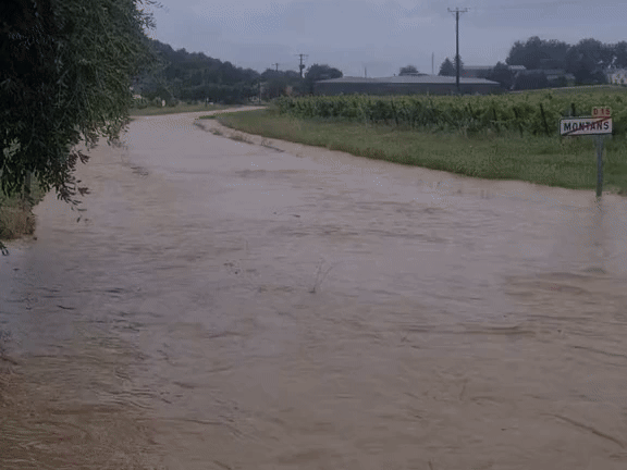 Inondations à Montans (81) ce samedi 29 juin 2024