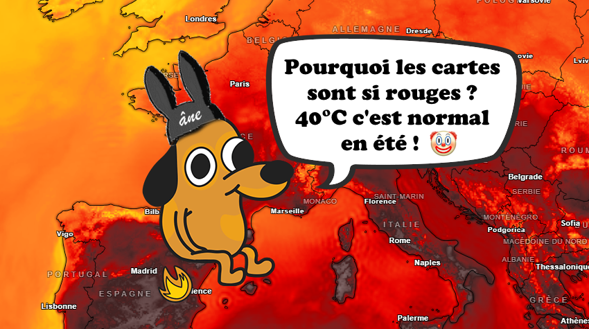 Pour les climatosceptiques, même les plus fortes chaleurs sont normales