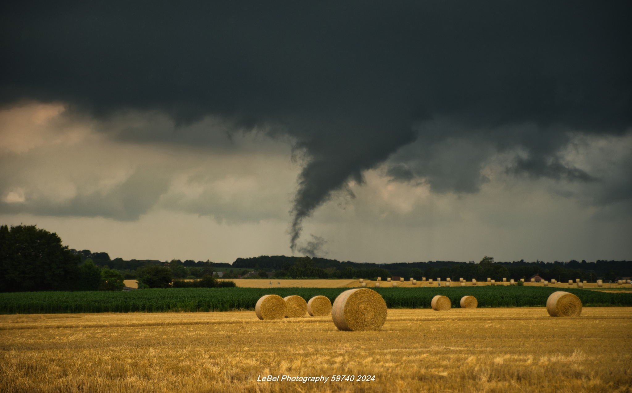 Tornade vers Solrinnes (59) le vendredi 2 août 2024