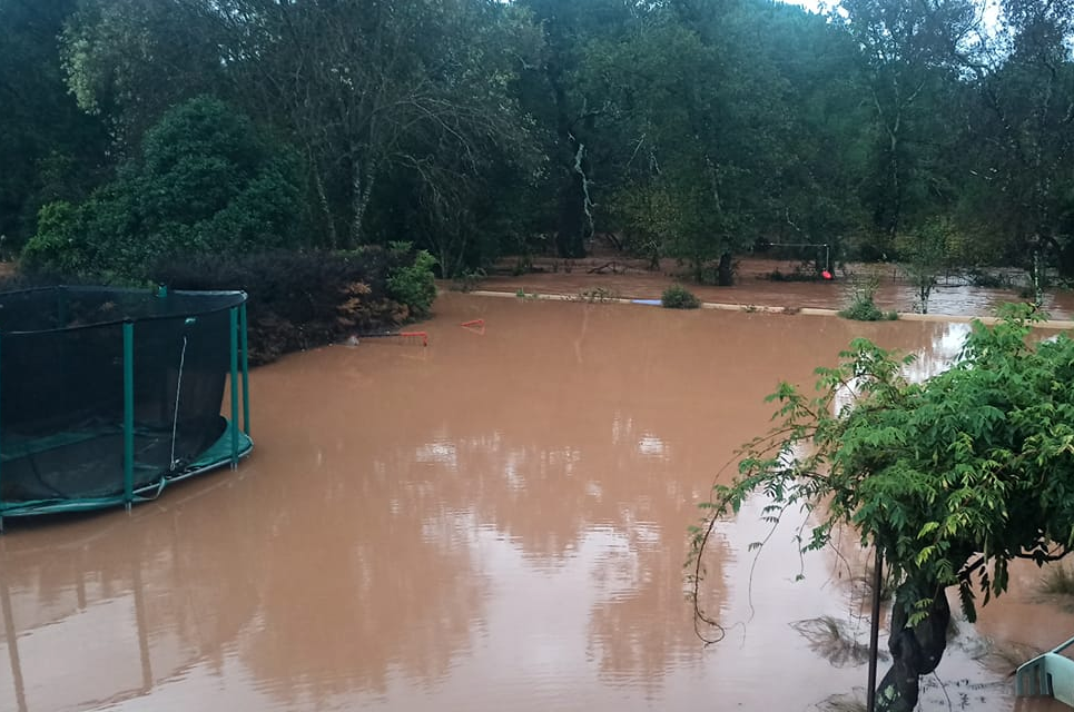 Inondations à Vidauban (83) ce matin du vendredi 25 octobre 2024