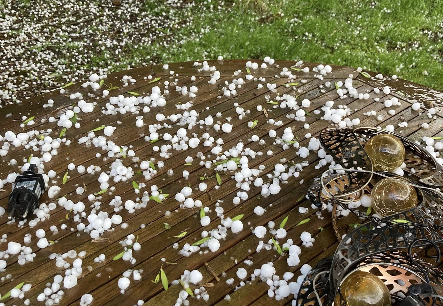 Orage de grêle à Cayriech (82) le lundi 28 avril 2025