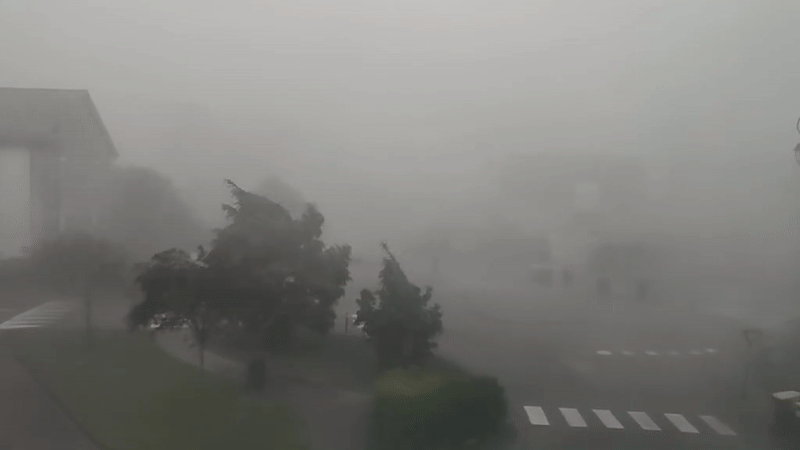 Vent violent sous orage à Belfort (90) le dimanche 1er juin 2025